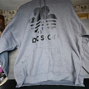 Gray Hoodie with Logo